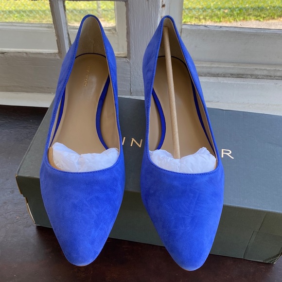 Ann Taylor Shoes - Ann Taylor Suede Pumps — Size 10